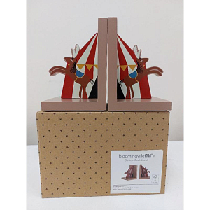 Набор подставок для книг в виде лошадок Bloomingville "Цирк Santos", 2 шт, красный (уцененный)